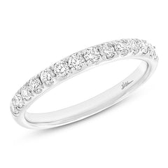 0.54ct 14k White Gold Diamond Lady's Band