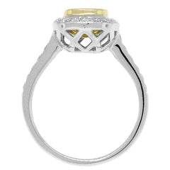 0.50ct 14k Two-tone Gold Diamond Semi-mount Ring