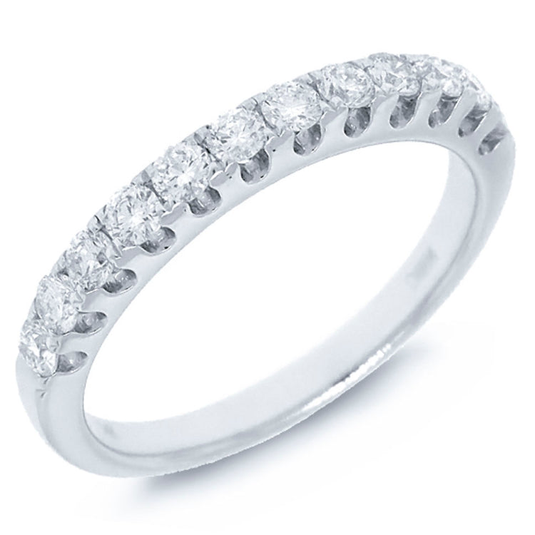 0.50ct 14k White Gold Diamond Lady's Band