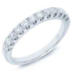 0.50ct 14k White Gold Diamond Lady's Band