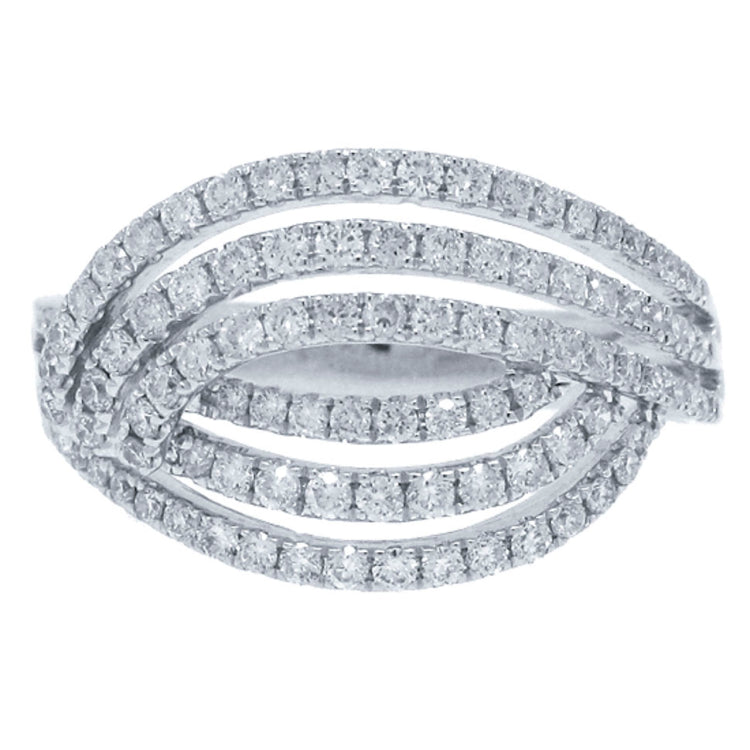 0.73ct 14k White Gold Diamond Lady's Ring