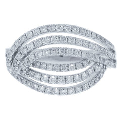 0.73ct 14k White Gold Diamond Lady's Ring