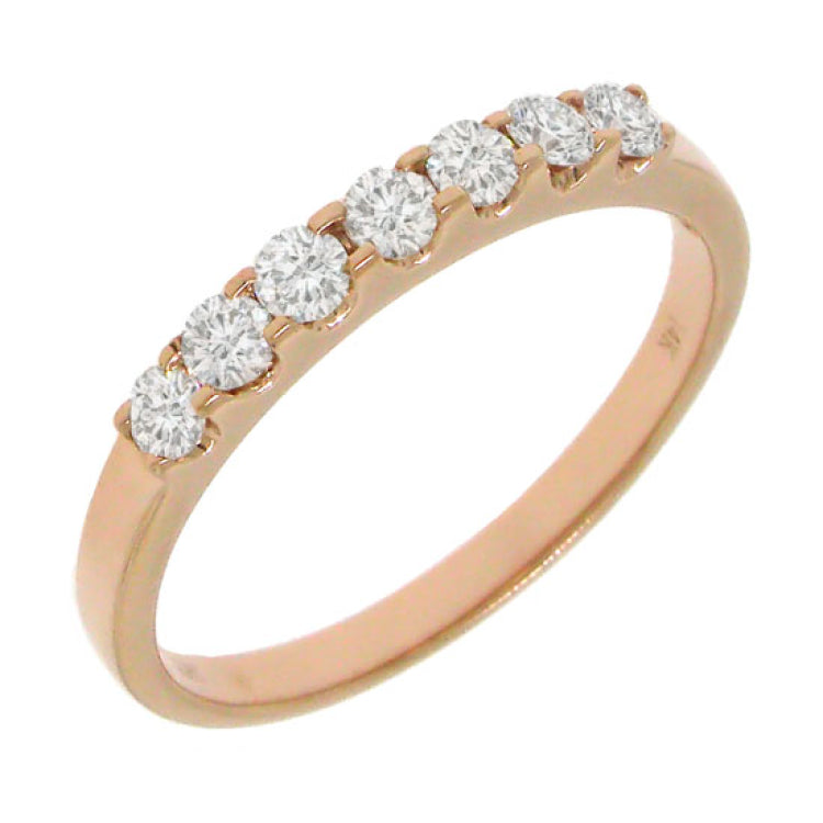 0.38ct 14k Rose Gold Diamond Lady's Band