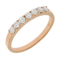 0.38ct 14k Rose Gold Diamond Lady's Band
