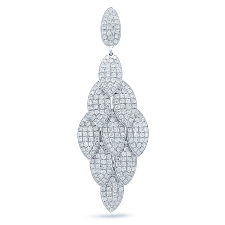 1.53ct 14k White Gold Diamond Pendant