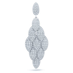 1.53ct 14k White Gold Diamond Pendant