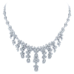 5.99ct 14k White Gold Diamond Necklace