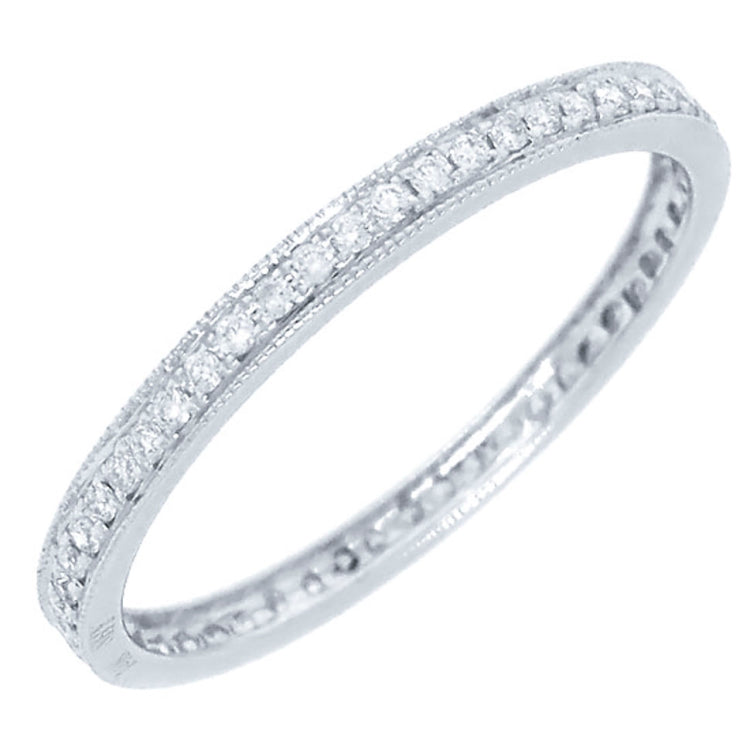 0.27ct 14k White Gold Diamond Eternity Band