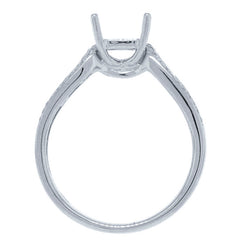 0.42ct 18k White Gold Diamond Semi-mount Ring