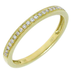 0.12ct 14k Yellow Gold Diamond Lady's Band