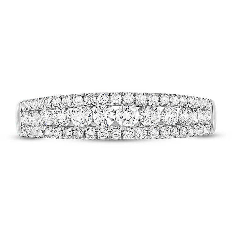 0.73ct 14k White Gold Diamond Lady's Band