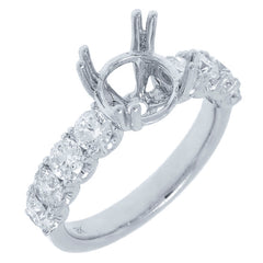 1.10ct-vs 18k White Gold Diamond Semi-mount Ring
