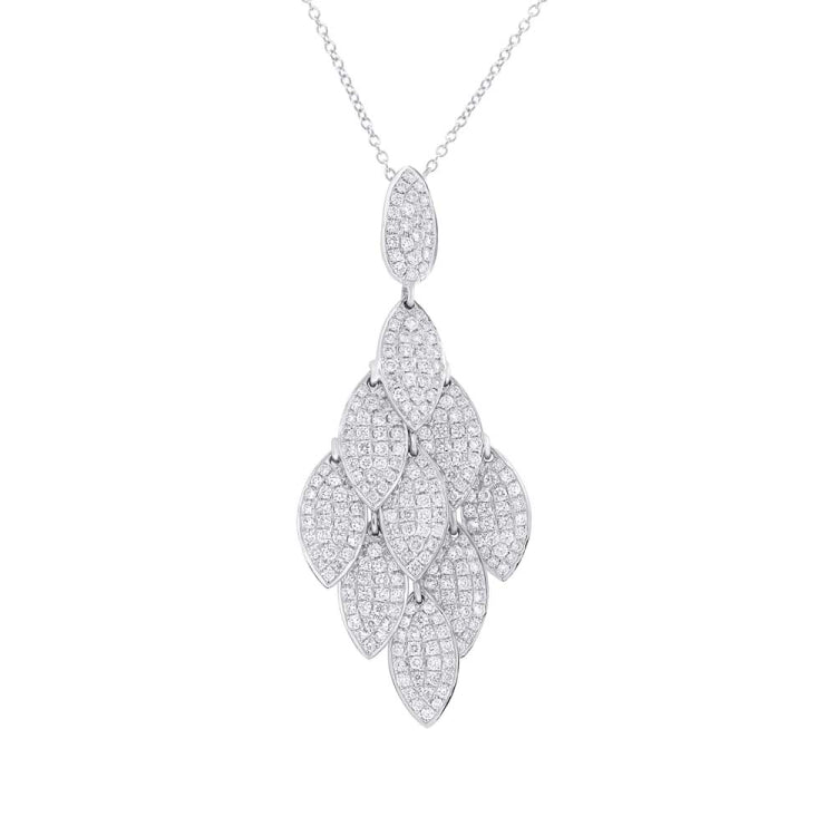 1.53ct 14k White Gold Diamond Pendant