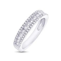 0.44ct 14k White Gold Diamond Lady's Band