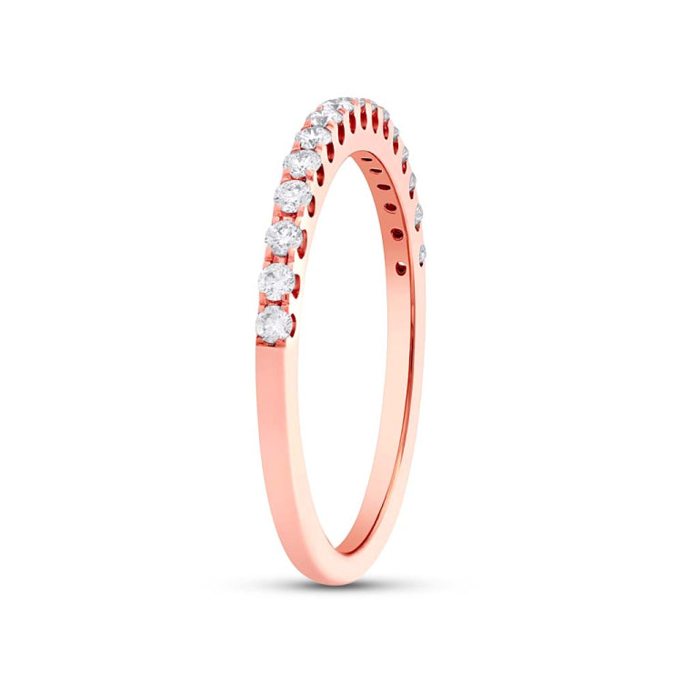0.27ct 14k Rose Gold Diamond Lady's Band