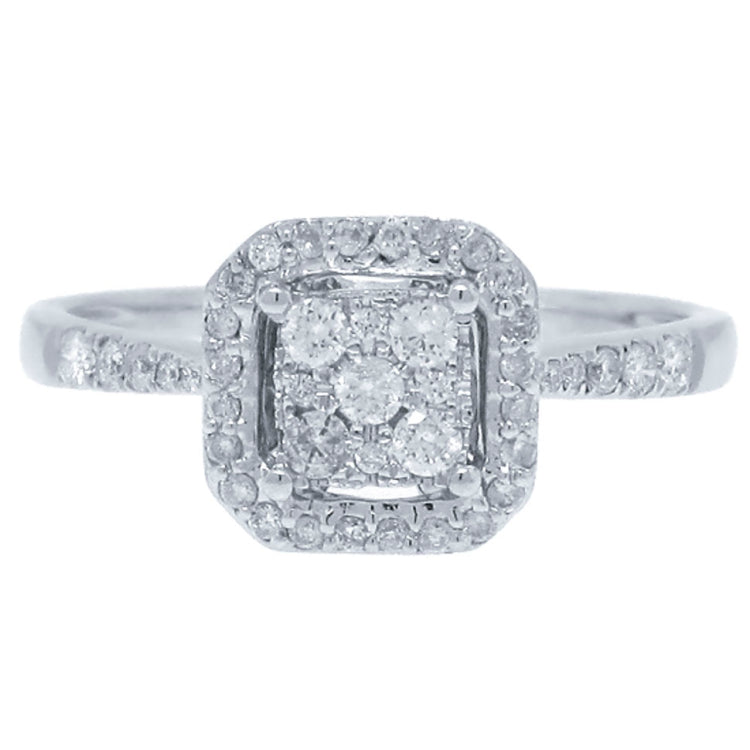 0.31ct 14k White Gold Diamond Lady's Ring