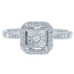0.31ct 14k White Gold Diamond Lady's Ring