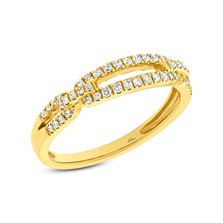 0.23ct 14k Yellow Gold Diamond Lady's Ring