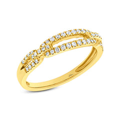 0.23ct 14k Yellow Gold Diamond Lady's Ring