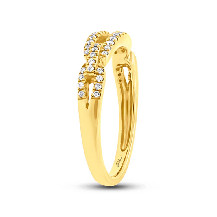 0.23ct 14k Yellow Gold Diamond Lady's Ring