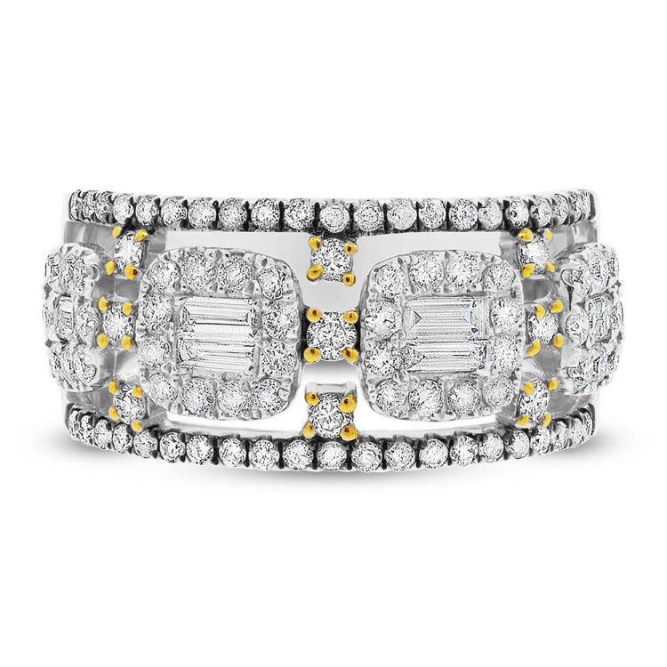 1.52ct 18k White Gold Diamond Lady's Ring