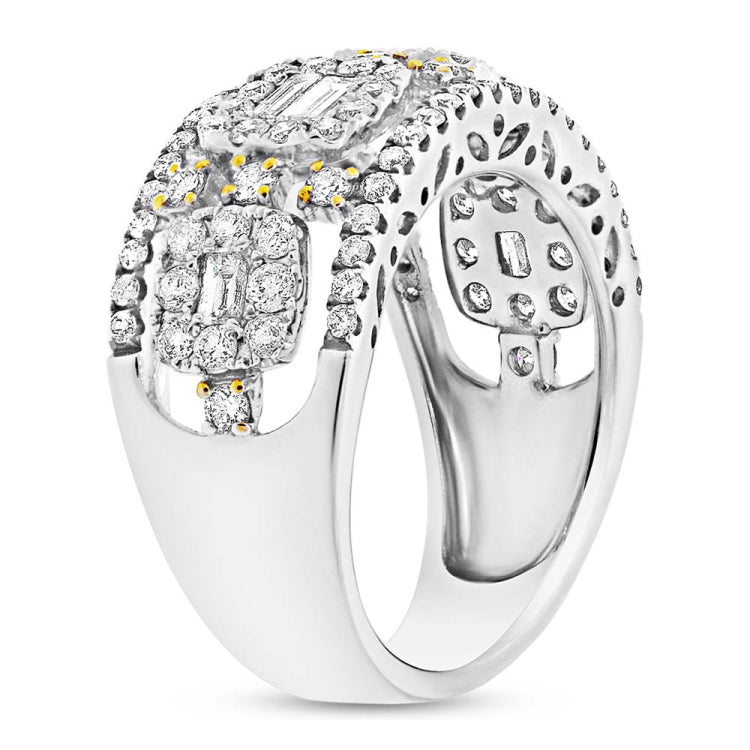 1.52ct 18k White Gold Diamond Lady's Ring