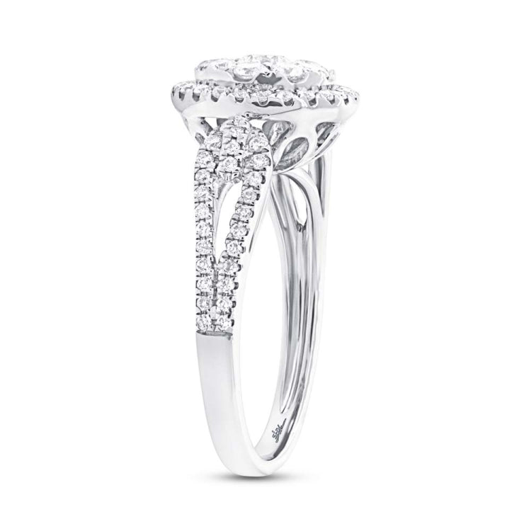 0.81ct 14k White Gold Diamond Lady's Ring