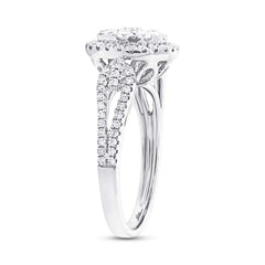 0.81ct 14k White Gold Diamond Lady's Ring
