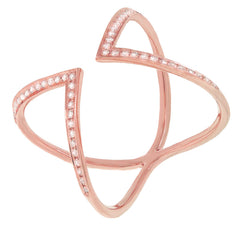 0.17ct 14k Rose Gold Diamond Lady's Ring