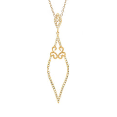 0.25ct 14k Yellow Gold Diamond Pendant