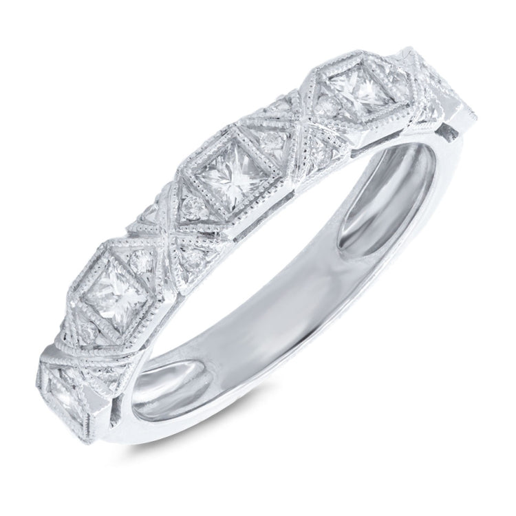 0.56ct 14k White Gold Diamond Lady's Ring