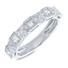 0.56ct 14k White Gold Diamond Lady's Ring
