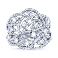 1.64ct 14k White Gold Diamond Lady's Ring
