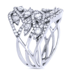 1.64ct 14k White Gold Diamond Lady's Ring
