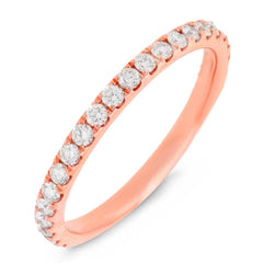 0.43ct 14k Rose Gold Diamond Lady's Band