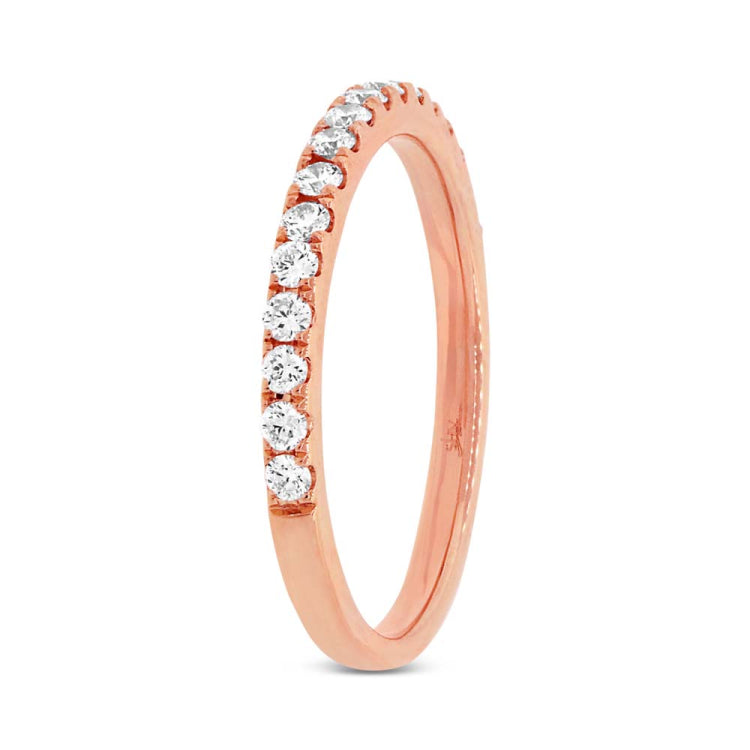 0.43ct 14k Rose Gold Diamond Lady's Band