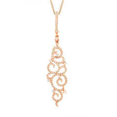 0.45ct 14k Yellow Gold Diamond Pendant