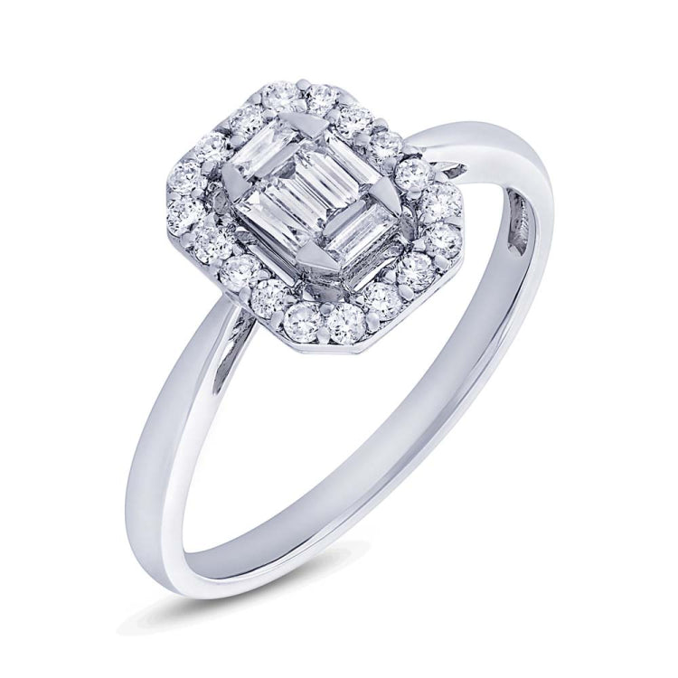 0.36ct 18k White Gold Diamond Lady's Ring
