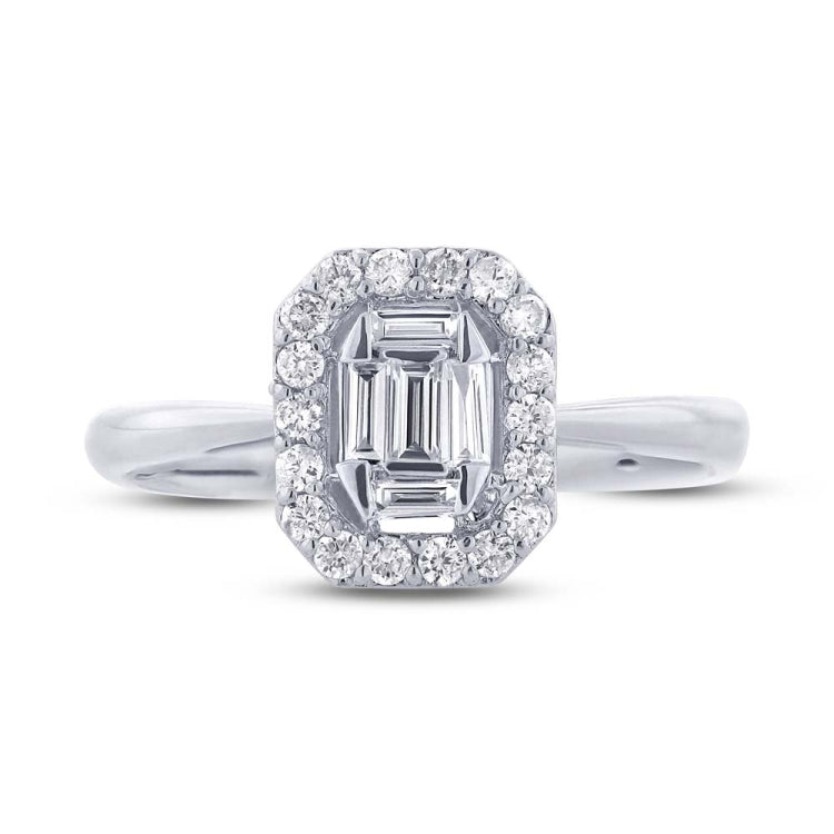 0.36ct 18k White Gold Diamond Lady's Ring