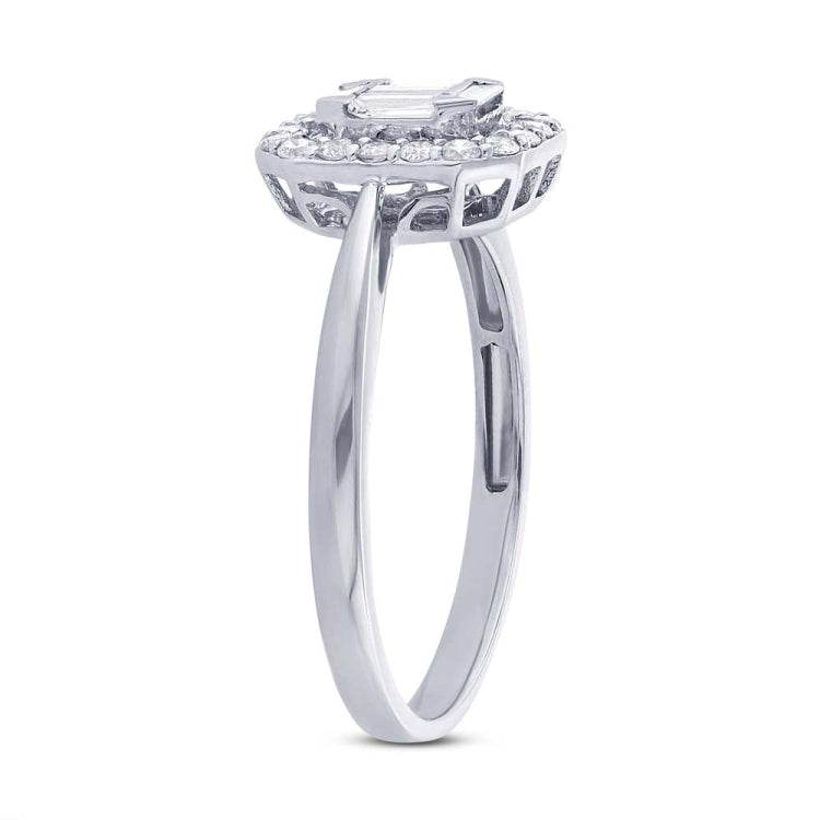 0.36ct 18k White Gold Diamond Lady's Ring