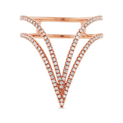 0.26ct 14k Rose Gold Diamond Lady's Ring