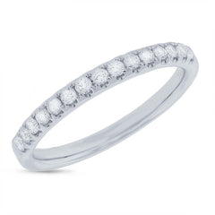 0.30ct 14k White Gold Diamond Lady's Band