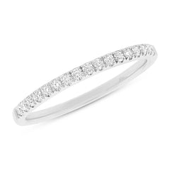 0.21ct 14k White Gold Diamond Lady's Band