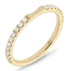 0.31ct 14k Yellow Gold Diamond Lady's Band