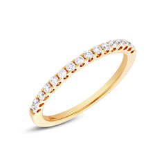 0.27ct 14k Yellow Gold Diamond Lady's Band