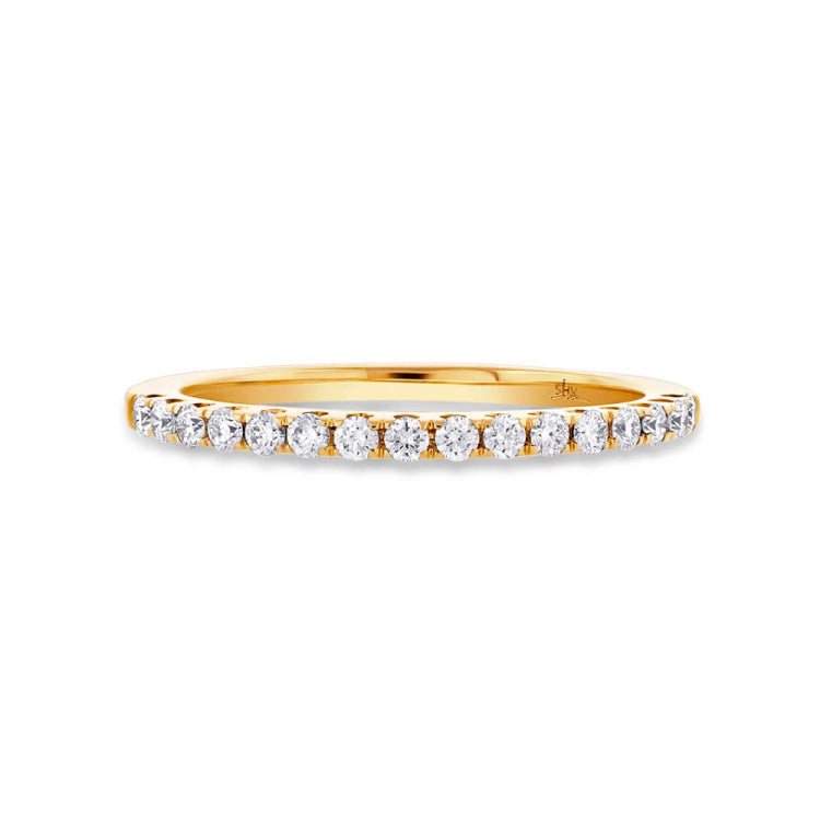 0.27ct 14k Yellow Gold Diamond Lady's Band