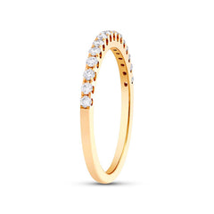 0.27ct 14k Yellow Gold Diamond Lady's Band