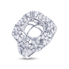 1.88ct 18k White Gold Diamond Semi-mount Ring
