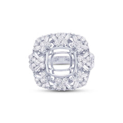 1.88ct 18k White Gold Diamond Semi-mount Ring