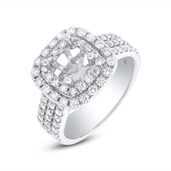 1.00ct 14k White Gold Diamond Semi-mount Ring